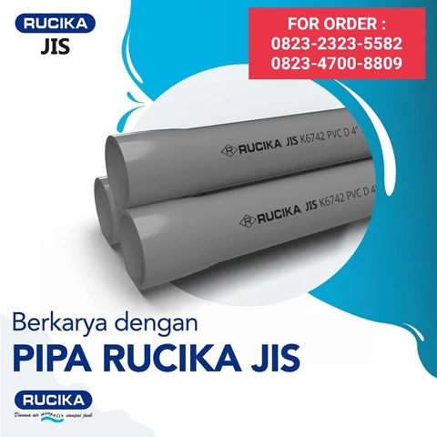 PIPA PVC RUCIKA AW & D UKURAN 10 MURAH READY STOK