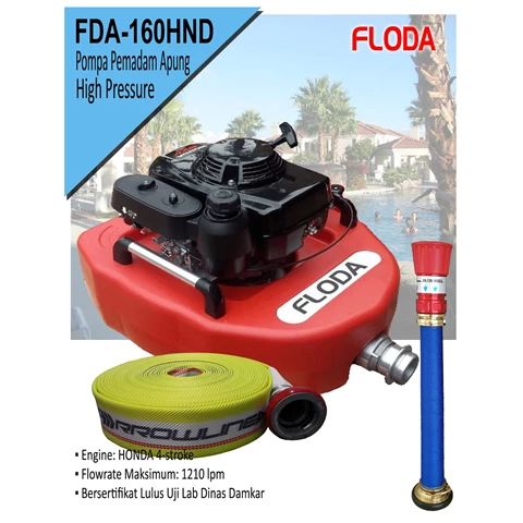 FLODA - POMPA PEMADAM APUNG (FLOATING PUMP) HONDA ENGINE - FDA-160HND2