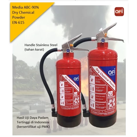 OFI - APAR ABC-90% DCP FIRE EXTINGUISHER, CAP: 3.5 KG, OFI-ABC3.5