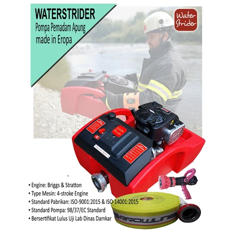 HYDRA POMPA PEMADAM APUNG (FLOATING PUMP) - BRIGHT AND STRATTON 6.5HP