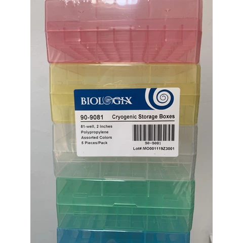 Cryogenic Freezer Boxes 81-Well Micro Tube Storage Box Polypropylene