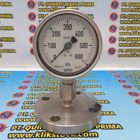 WIKA pressure gauge 0-600 kPa
