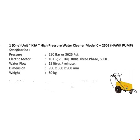 Pompa High Pressure 250 bar -High Pressure Sprayer