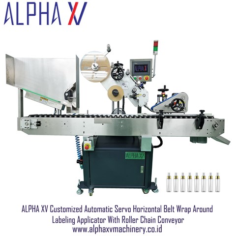 ALPHA XV Customized Automatic Servo Horizontal Labeling Machine