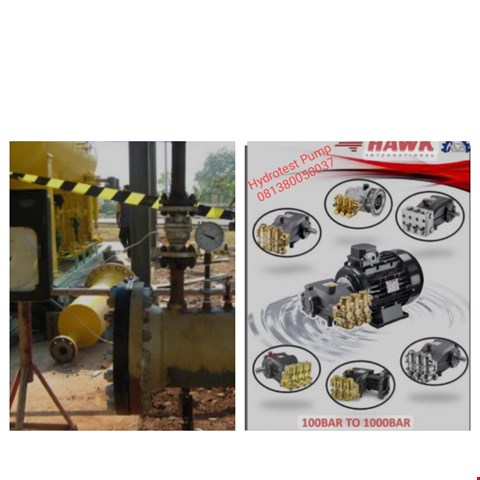 Pompa Water Jet Cleaner 500 Bar Hawk Pump Assembling di PT KS