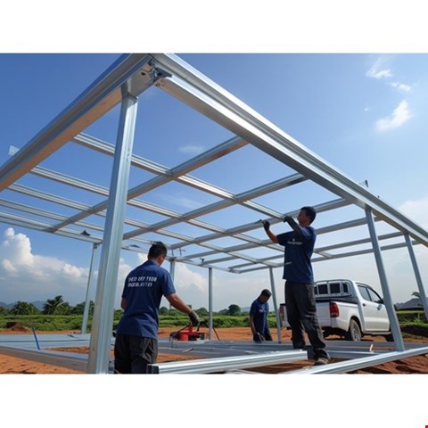 pasang rangka atap baja ringan berkualitas 