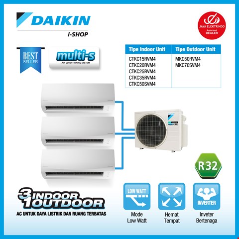 AC DAIKIN MULTI S 3 Koneksi MKC 70 SVM