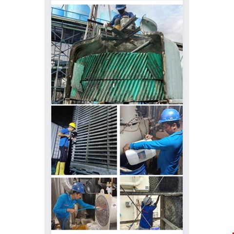 Cleaning cooling tower hotel