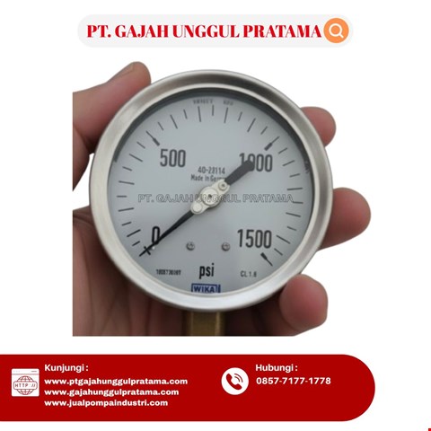 Pressure Gauge WIKA Model 213.53.063 0-1500 psi