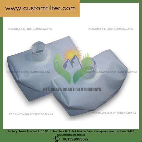 Industrial Activated Carbon Pocket Filter Bag High Dust Capacity