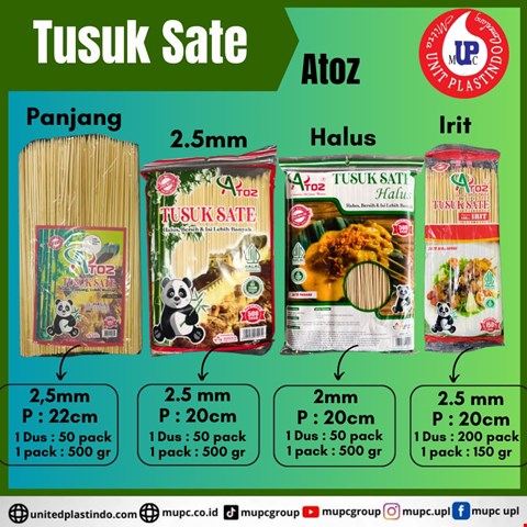 tusuk sate panda import atoz 