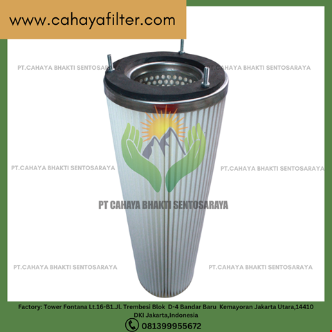Industry Cylinder Air Filter Gas Turbine Air Filter Pleated Powder