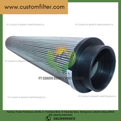 Replacement Pleated Fiber Glass Industrial Hydraulic Oil Filter