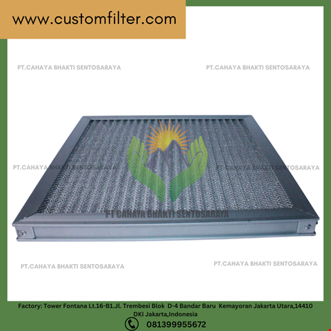 Washable Primary Efficient Air Filter Aluminum Mesh Pre Filter