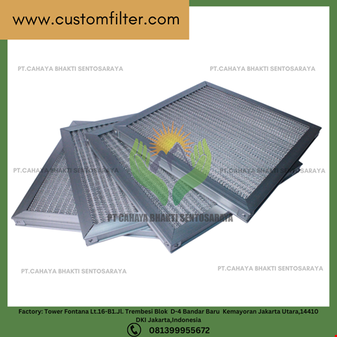 Durable Stainless Steel HVAC Panel Filters