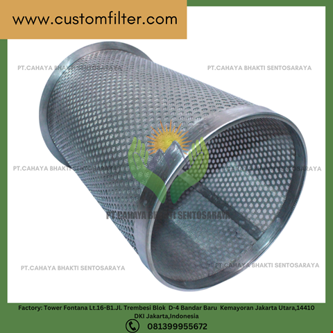304SS 316L Stainless Steel Mesh Basket Strainer Filter