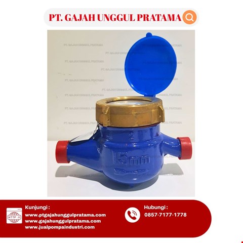 MULTI JET BRASS FLOWMETER SHM DN 15 (1/2 INCI)