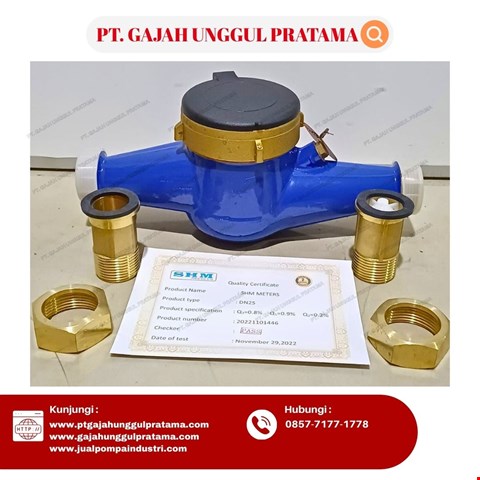 MULTI JET BRASS FLOWMETER SHM DN 25 (1 INCH)