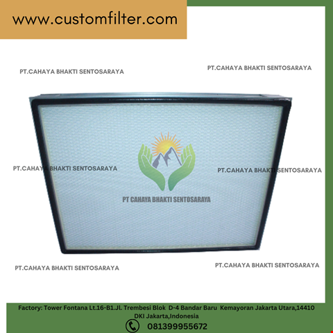 High Efficiency H14 High Capacity Humidity Resistance HEPA Air Filter