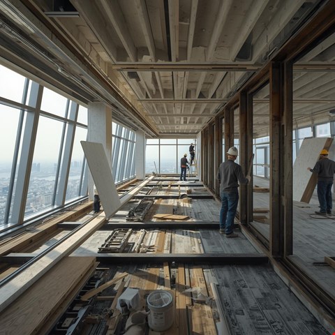 Upah Tenaga Pasang Partisi Gypsum