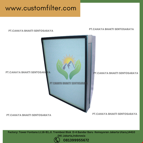 Industrial Cabin Hvac Air Purifier H13 H14 Hepa Filter AHU