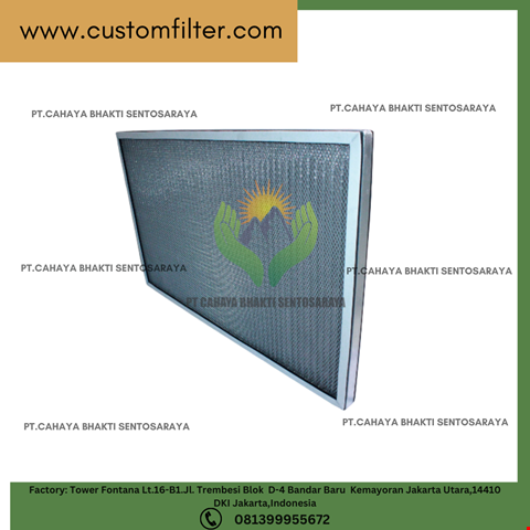 Galvanized Steel Aluminum Panel PP Metal Mesh Filters