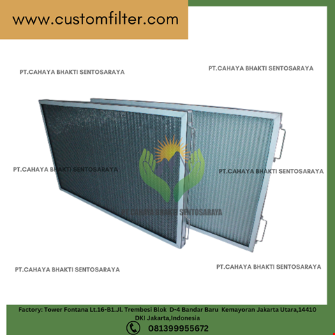 pleated Air Filter HVAC Industry Clean Room HEPA Filter