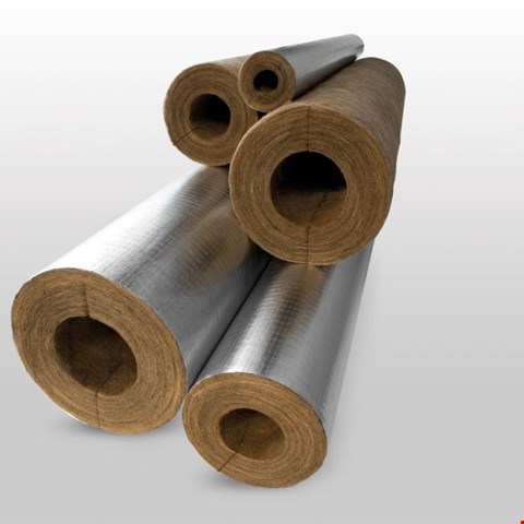 Pipa Rockwool white alumunium foil