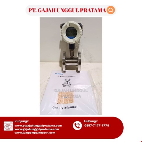 SHM TURBINE DIGITAL FLOWMETER (FLANGE) 1/8 INCH (DN 6)