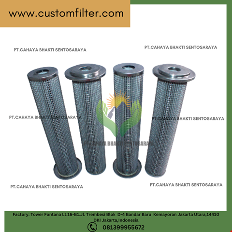 Steam Turbine Stainless Steel Hydraulic Filter Cartridge