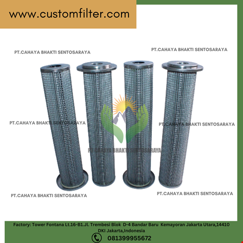 Screw Compressor Spare Parts Suction Hydraulic Filter