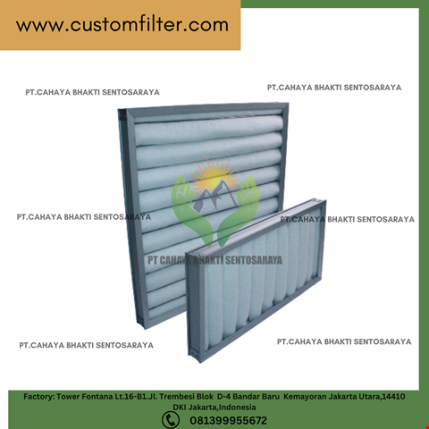 Air Filter Customized HEPA Frame Pleated AC Furnace HVAC Air Filter