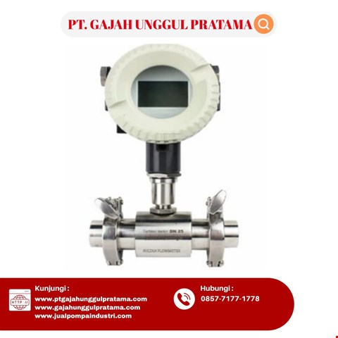 SHM TURBINE DIGITAL FLOWMETER (CLAMP) 1/2 INCH (DN15)