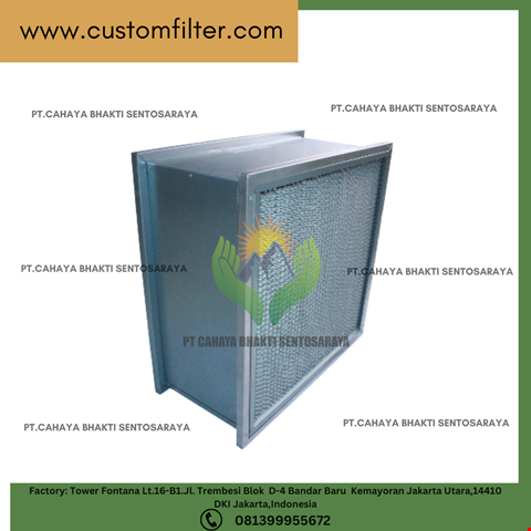 Aluminium Frame Hospital Clean Room Industrial Air Filter AHU