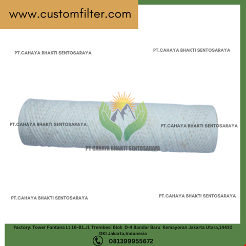 40 Inch Nylon Pp Membrane Filter Cartridge PE String Wound Filter