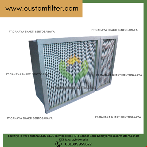 High Quality High Dust Holding Capacity 99.99% Deep Pleat Filter Hepa