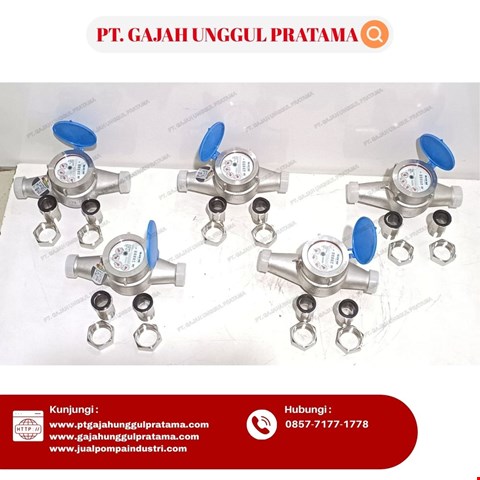 DN15 SS316L SCREW HORIZONTAL FLOW METER SHM SIZE 1/2 INCH
