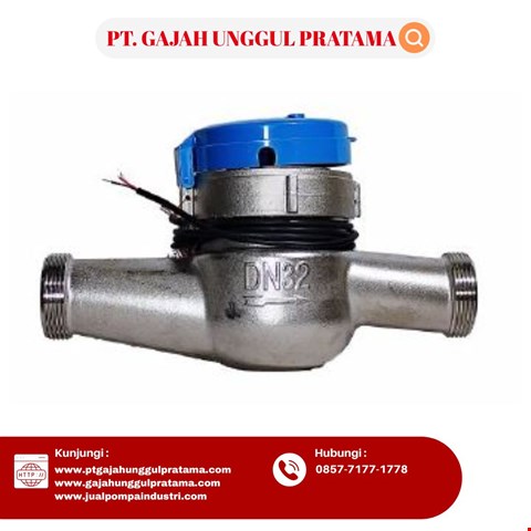 DN32 SHM SS316L SCREW HORIZONTAL FLOW METER (PULSE) SIZE 1 1/4 INCH