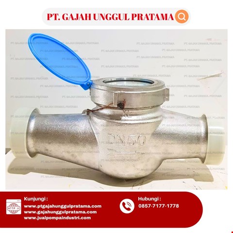 DN50 SS316L SCREW HORIZONTAL FLOW METER SHM SIZE 2 INCH