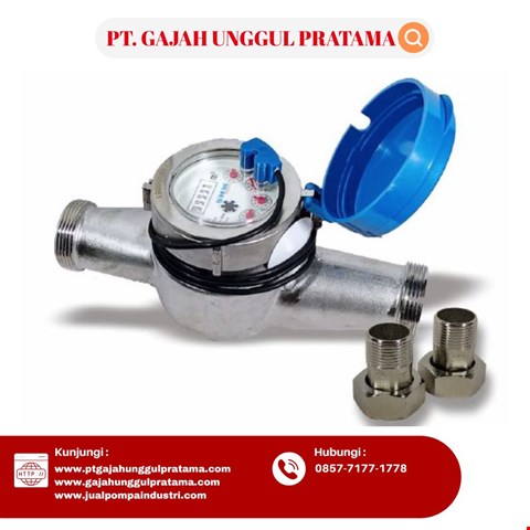 DN40 SHM SS316L SCREW HORIZONTAL FLOW METER (PULSE) SIZE 1 1/2 INCH
