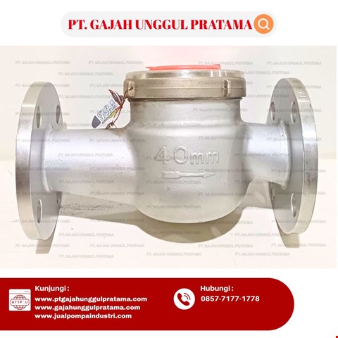 SS316L Vane Flange Flow Meter SHM Size 1 1/2 Inch DN 40