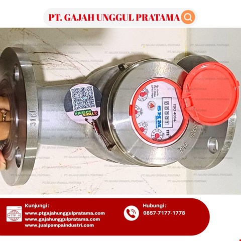 SS316L Vane Flange Flow Meter SHM Size 2 Inch DN 50