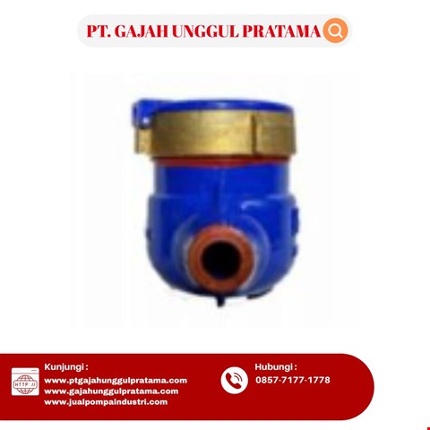 Multi Jet Cast Iron Flow Meter SHM Size 3/4 Inch DN 20