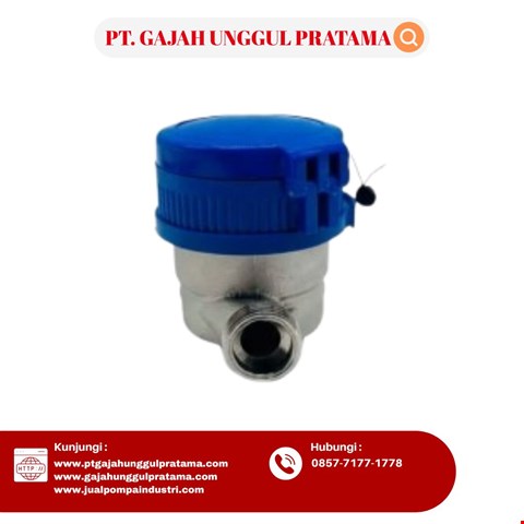 Single Jet Brass Flow Meter SHM Size 1/2 Inch DN 15