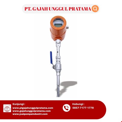 Thermal Mass Flow Meter Insertion SHM Size 10-20 Inch (DN 250-500)
