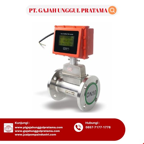 Turbine Digital Gas Flow Meter SHM Size 2 Inch DN 50