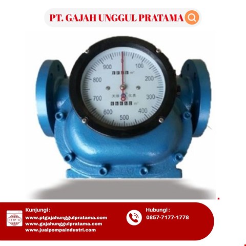 Scraper Oil Analog Flow Meter SHM Size 3 Inch DN 80