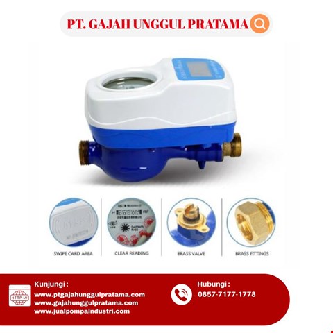 Prepaid Card Flow Meter SHM Size 1 1/4 Inch DN 32