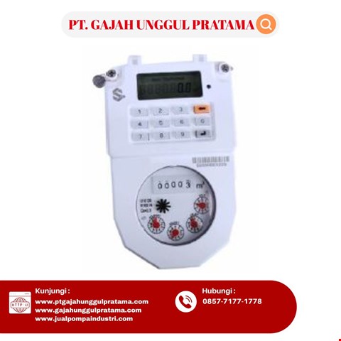 Prepaid Token Flow Meter SHM Size 1 Inch DN 25