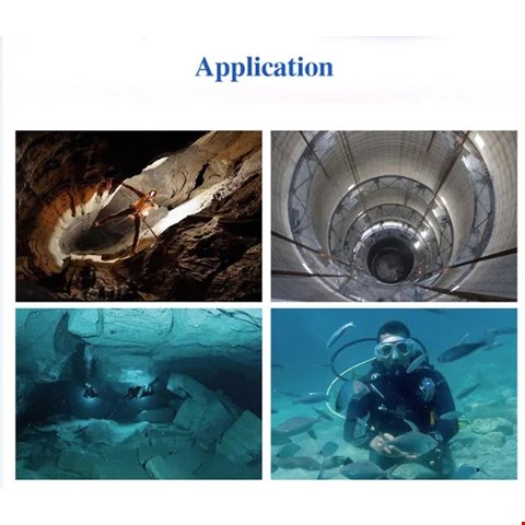 Underwater Camera CCTV Bahan Stainless Steel 316 kedalaman max 100 mtr